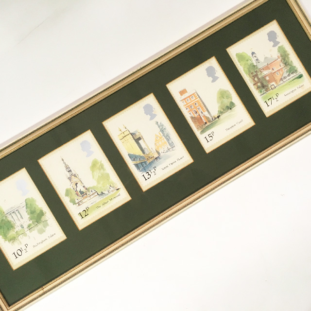 ARTWORK, Print (Medium) - English Landmark Building Stamps